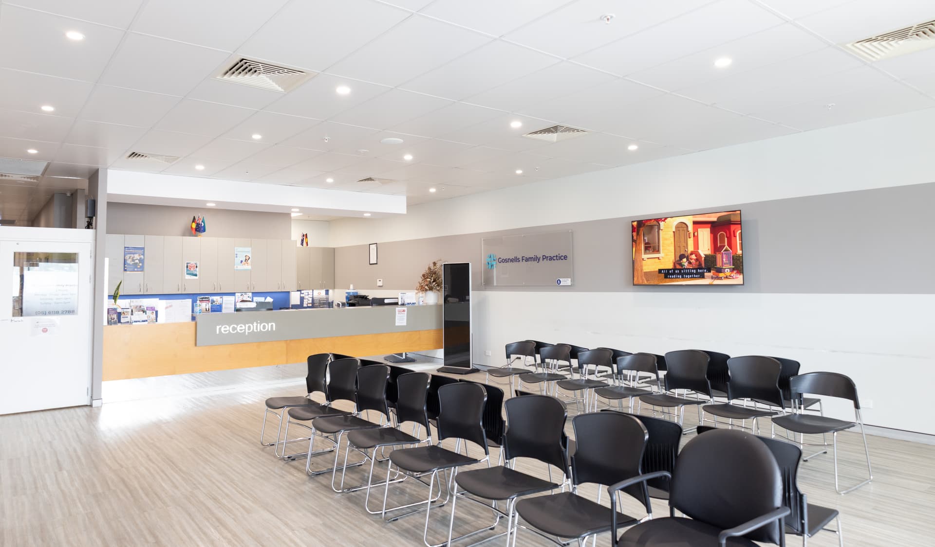 Warm and welcoming reception area at Gosnells Family Practice